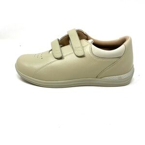 Drew Lotus - Women's Double Strap Shoe Bone Soft Pebble NARROW